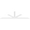Ekena Millwork Saratoga Architectural Grade PVC Gable Bracket, 108"W x 27"H x 4"D x 4"F, 6/12 Pitch GBP108X27X0404SAR00 - alternate 4